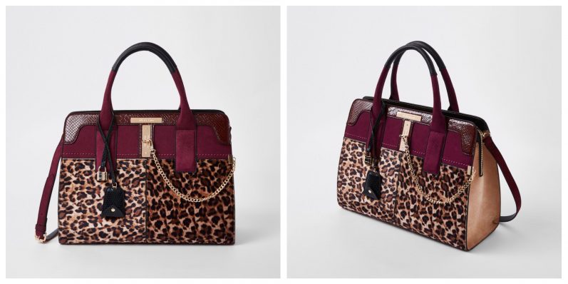 leopard print handbag river island